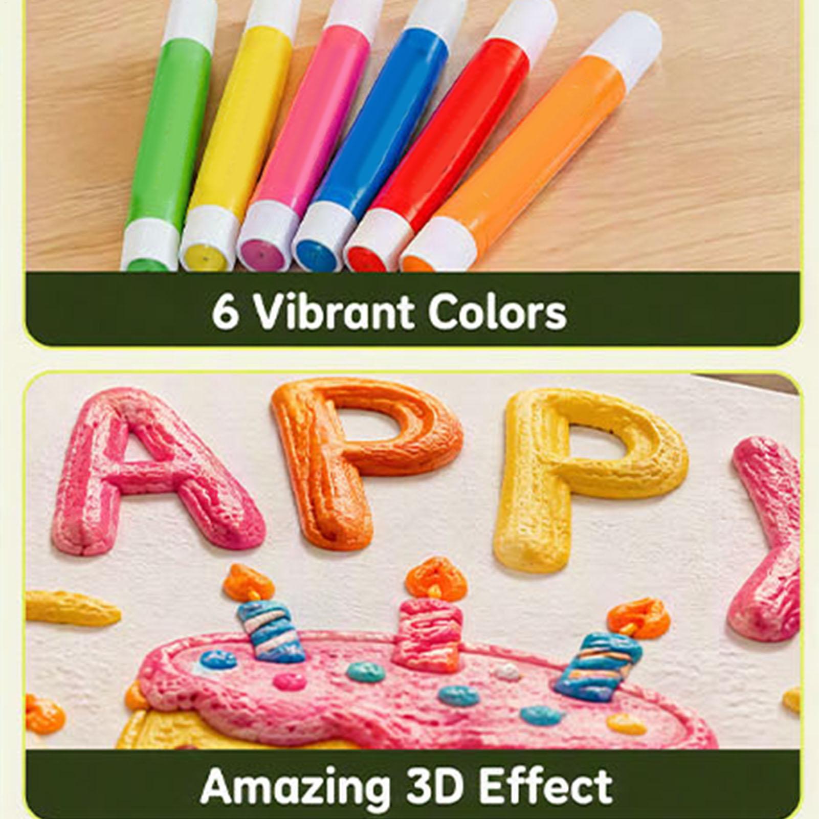 3D Printing Drawing - 팝콘 버블 펜 DIY 코튼 3D