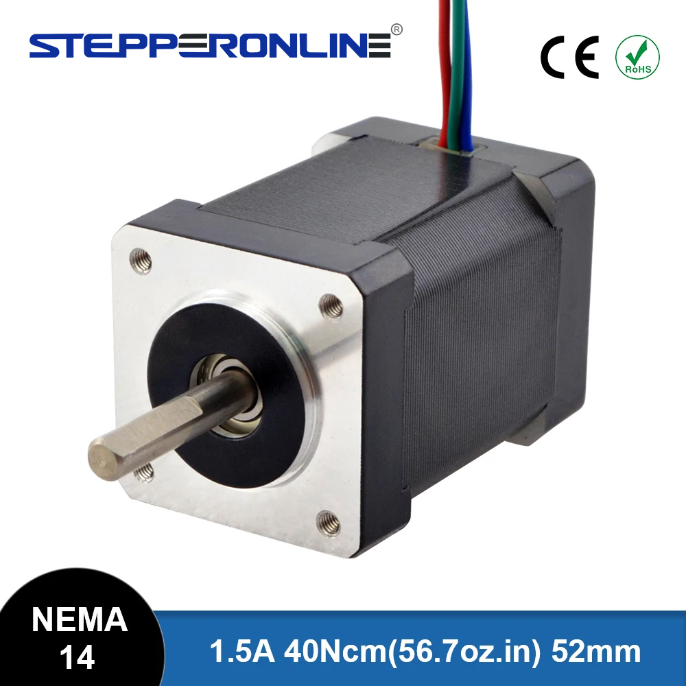 Lead Screw Stepper - STEPPERONLINE Nema 14 스테퍼 모터 35x52mm