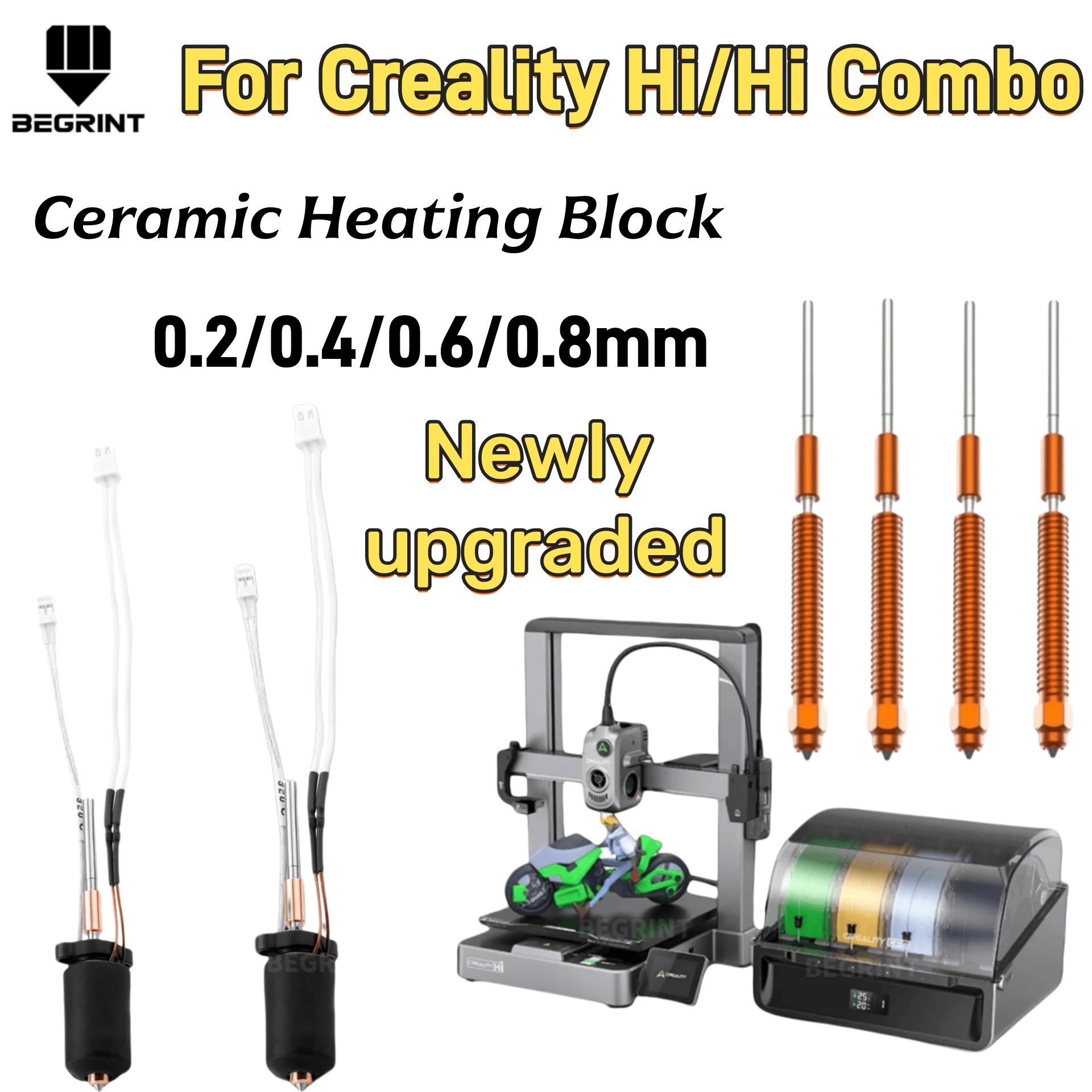 3D Printing Nozzle - Creality Hi Hi Combo용 고온 세라믹