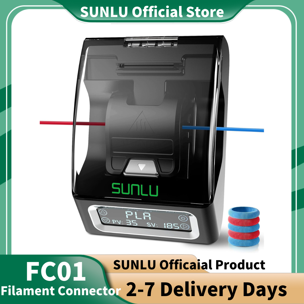3D Printing Waste - SUNLU FC01 필라멘트 커넥터 고속 가열