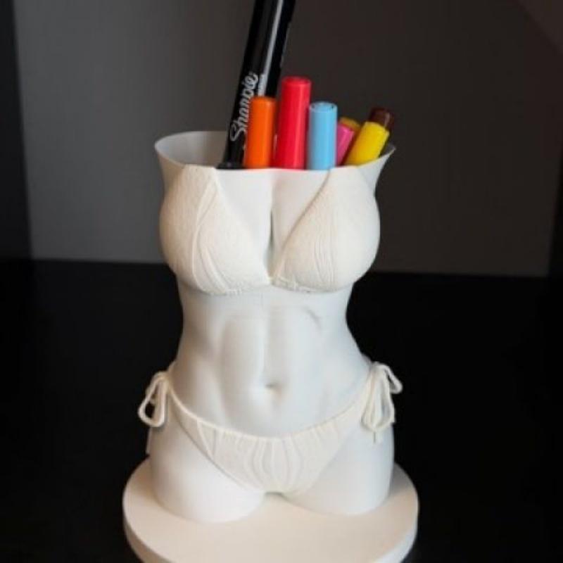 새로운 비키니 바디 펜 홀더 3D 프린팅 재미있는 질감 - 3D Printing Pen 리뷰 및 가격