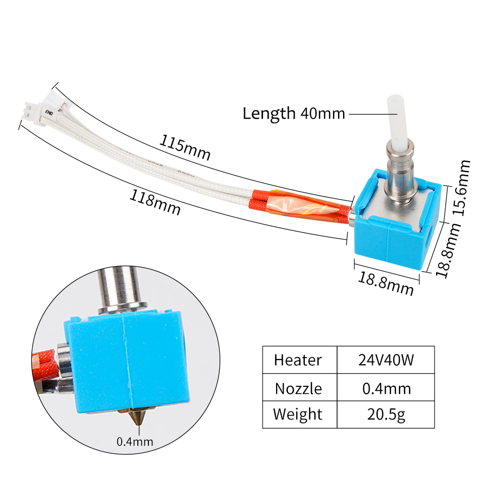 애니큐빅 코브라 고 코브라 맥스 플러스 J 헤드 핫엔드 - 3D Printing Nozzle 리뷰 및 가격