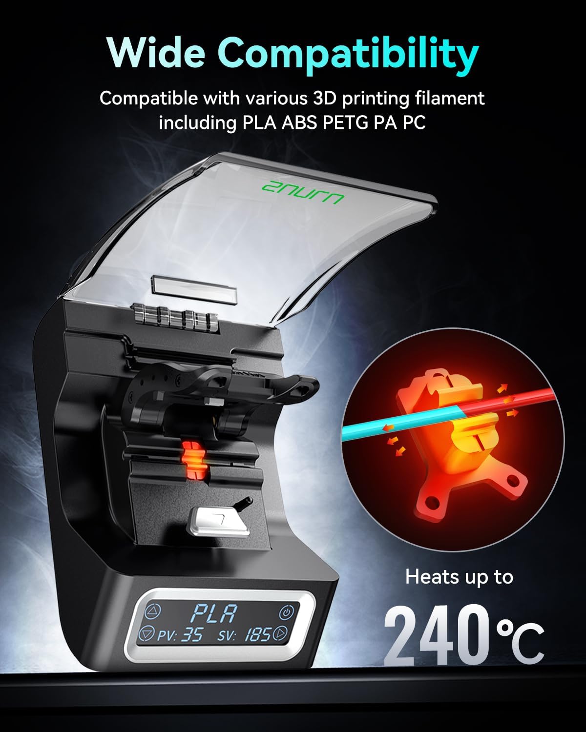 SUNLU FC01 필라멘트 커넥터, 빠른 가열 3D  - 3D Printing Waste 리뷰 및 가격