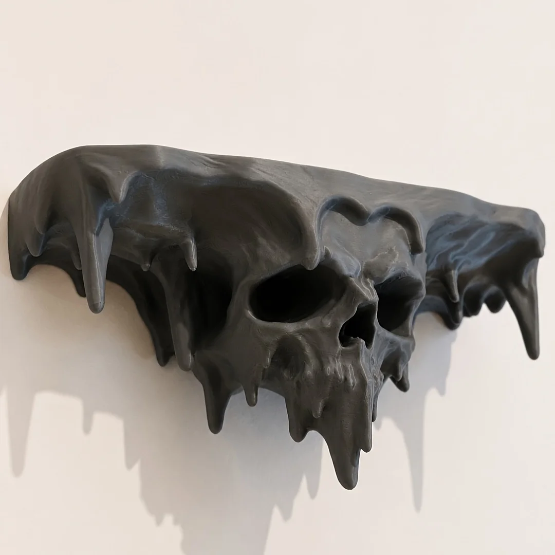 새로운 3D 프린팅된 녹아내리는 해골 모양의 플로팅 선 - 3D Printing Drawing 리뷰 및 가격