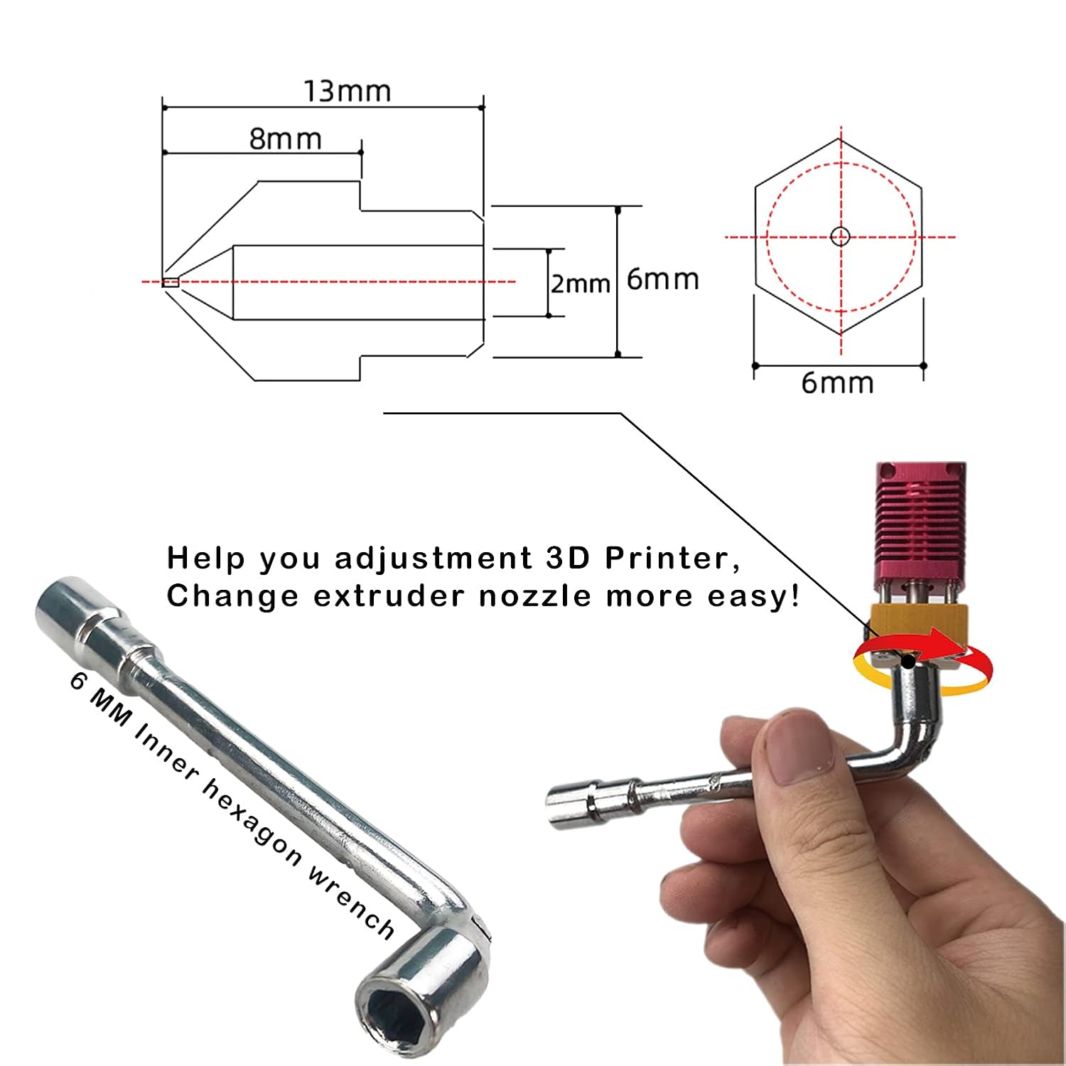 CREALITY 20개 MK8 황동 노즐 0.2/0.4 - 3D Printing Nozzle 리뷰 및 가격