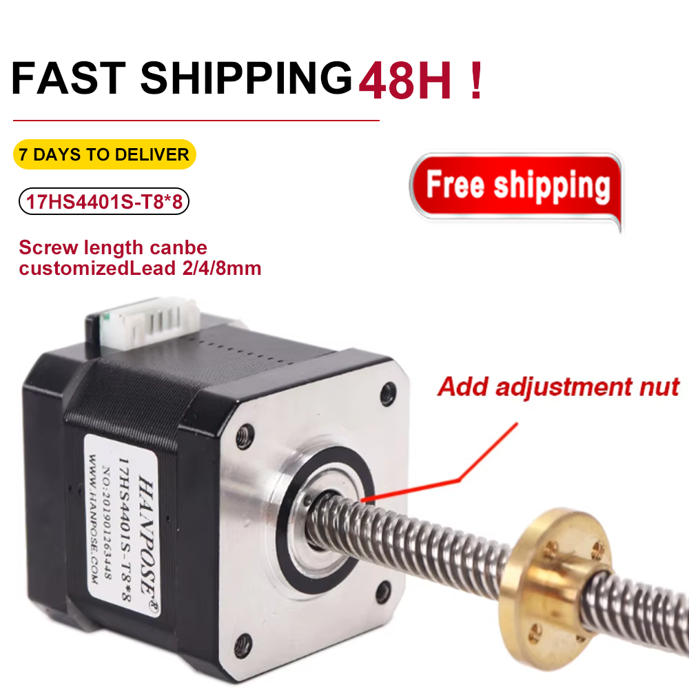 Nema17 스크류 스테퍼 모터 1.8도 2상 17HS - Lead Screw Stepper 리뷰 및 가격