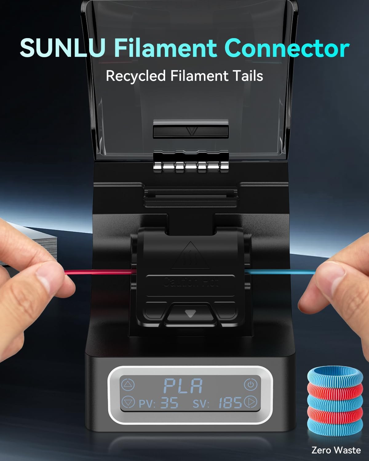SUNLU FC01 필라멘트 커넥터 고속 가열 3D 프 - 3D Printing Waste 리뷰 및 가격